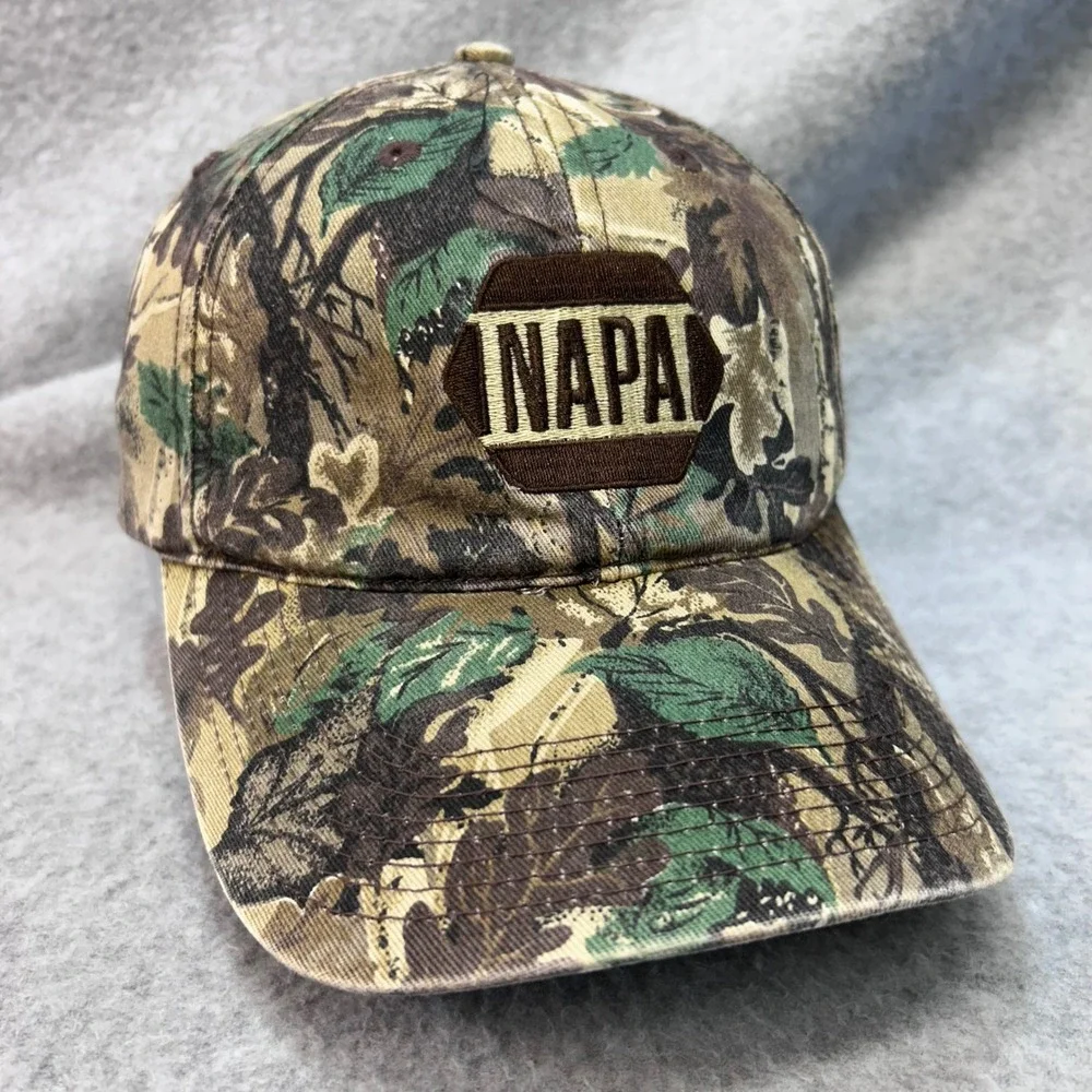 NAPA Patch Mens Camo Csonka Outdoors Larry Csonka Signature Series Hat OSFA